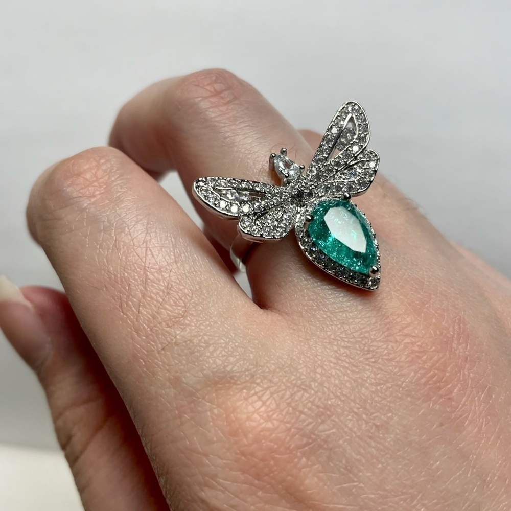 Dragonfly statement ring - Picture 12 of 14